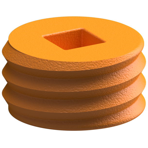 Ground socket for  48 mm tubular post | Blank plug